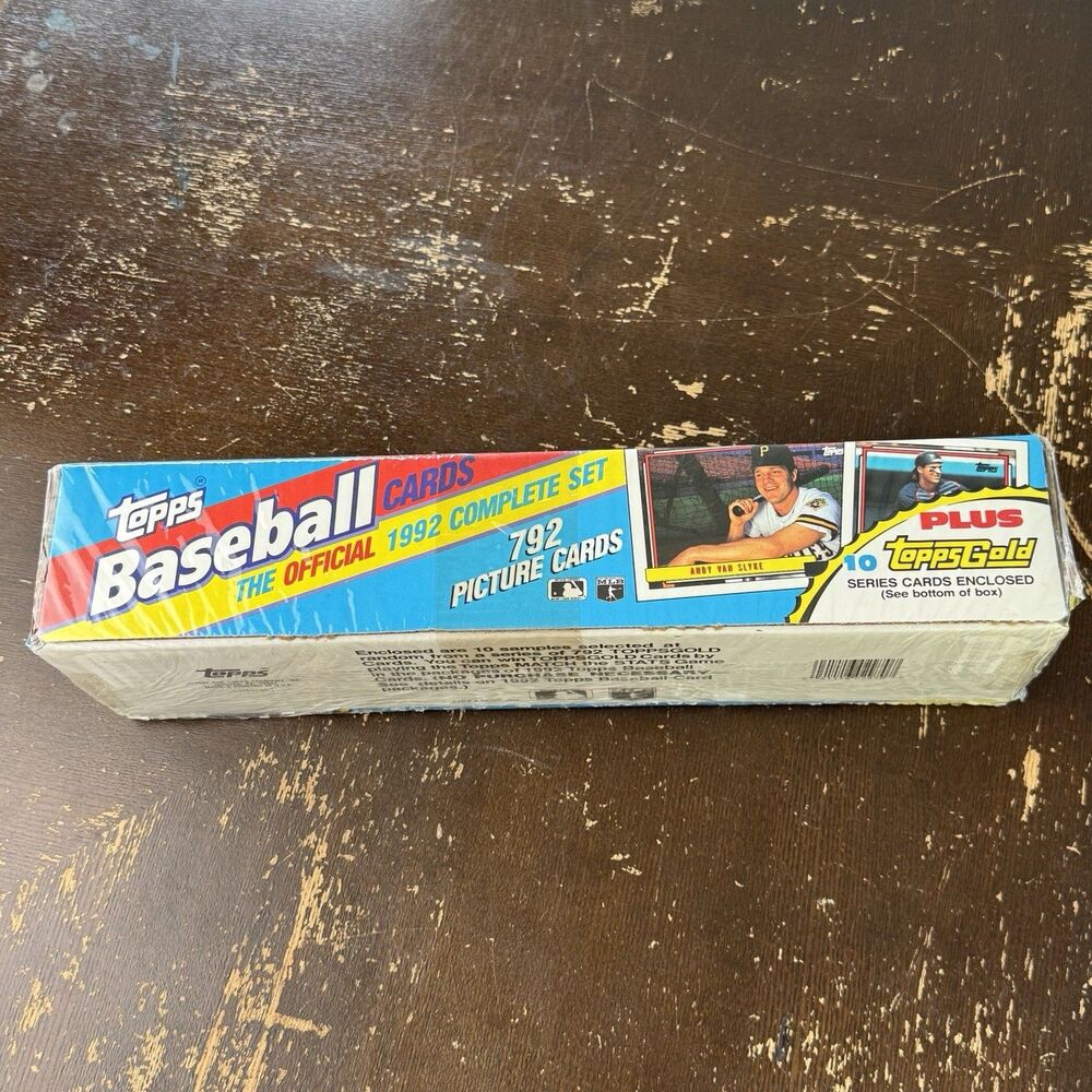 1992 Topps Series 1 & 2 MLB Baseball Complete Factory SetSealed With 10 Gold - Picture 2 of 6